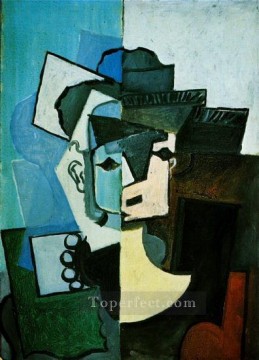 Cubism Painting - Visage de femme 1953 Cubist